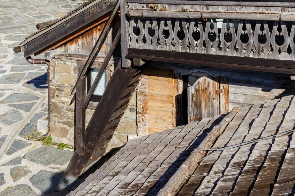 Le hameau en été