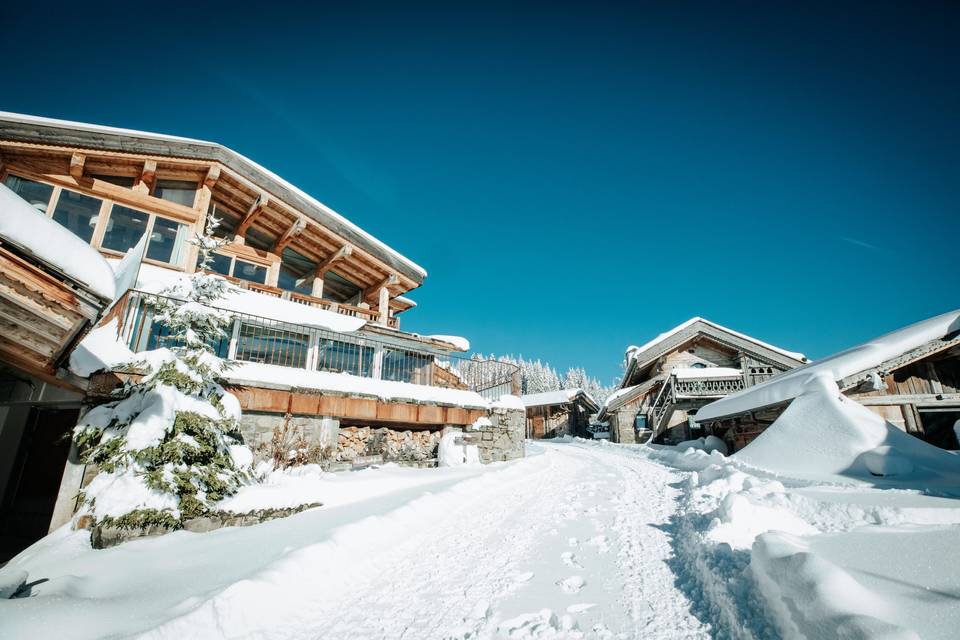Le hameau en hiver