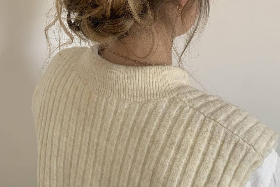 Chignon bohème