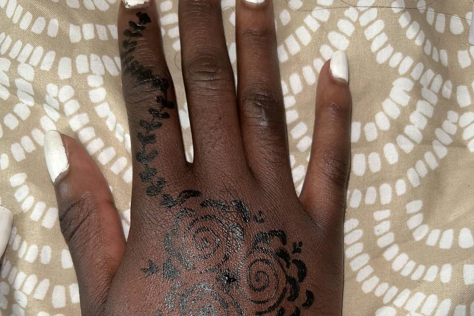 Mendhi inviter