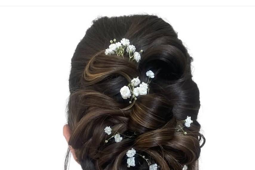 Chignon élégant, allure unique