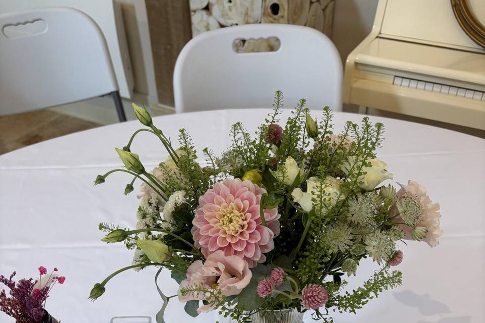 Décoration table ronde