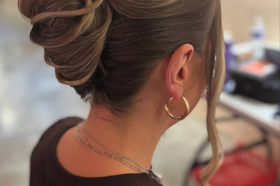 Chignon banane elegant