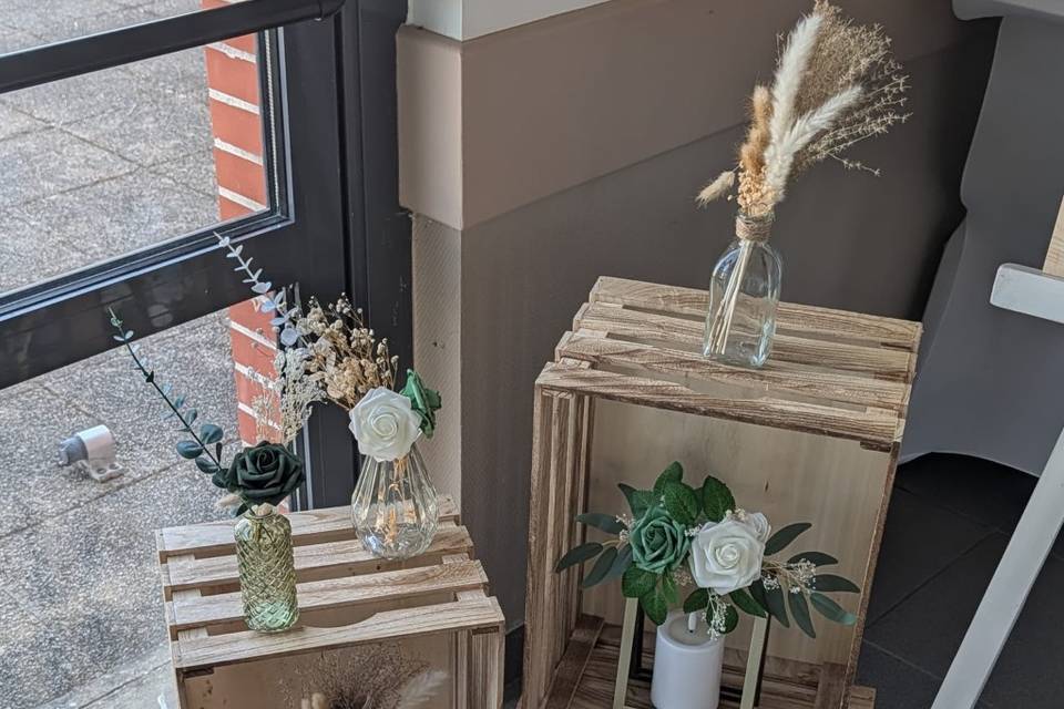 Deco caisse en bois