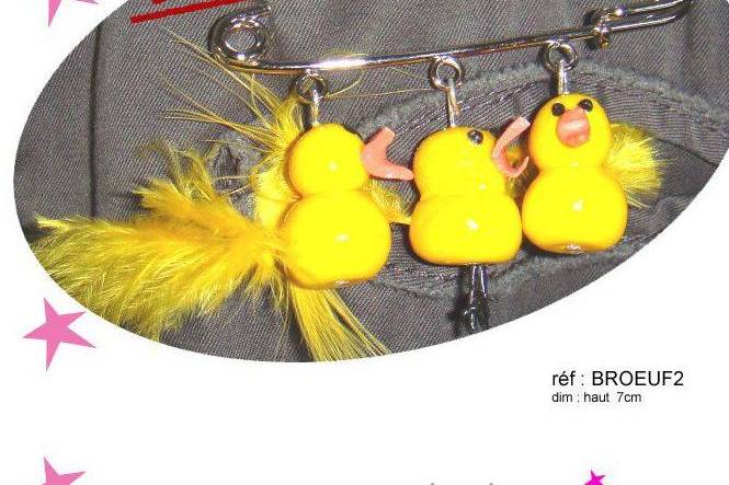 Broche poussins