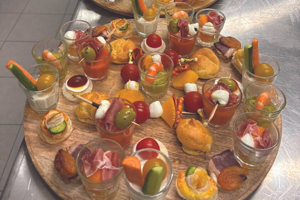 Petits fours salés