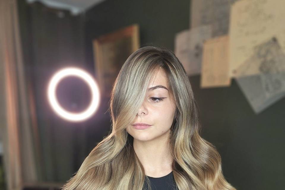 Balayage & coiffage pour shoot