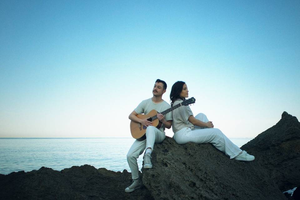 Shooting en bord de mer