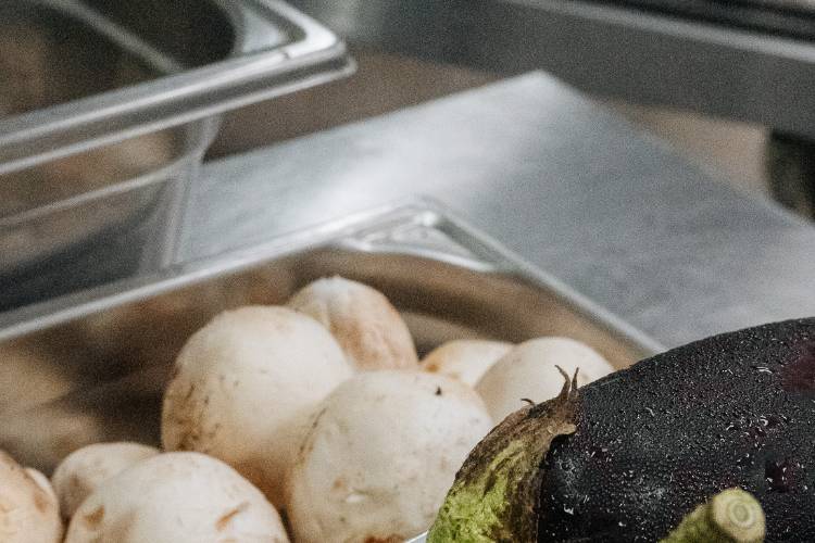 Quelques légumes frais au labo