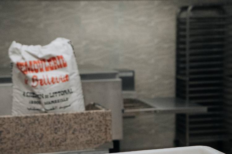 La pâte qui va se reposer