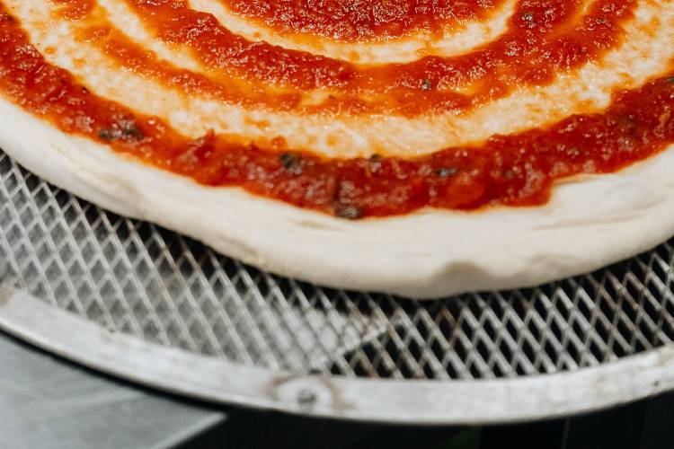 La base de la pizza