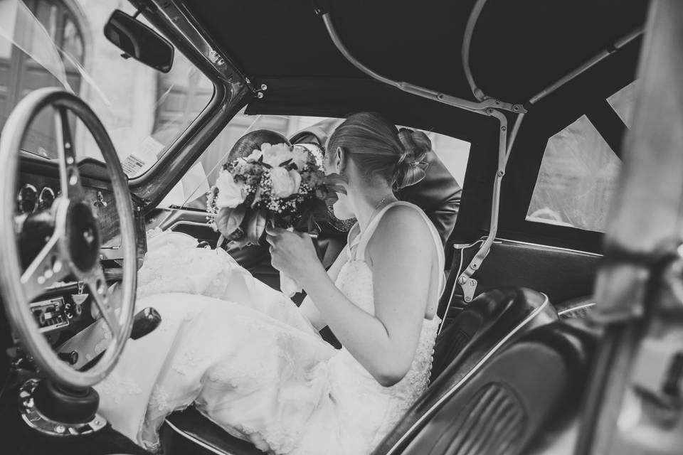 Séance photo après le mariage