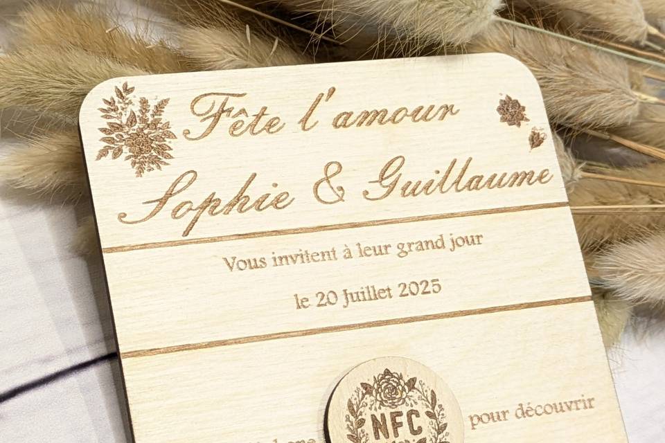 Faire-part nfc