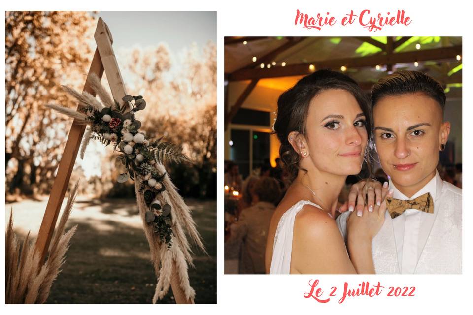 Mariage marie et cyrielle