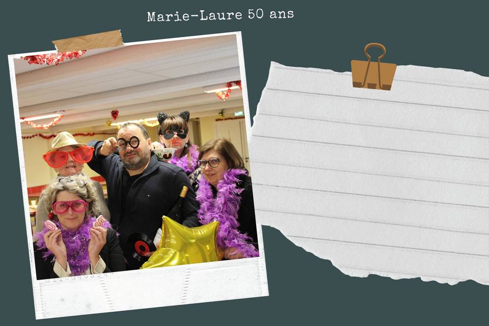 Anniversaire marie laure