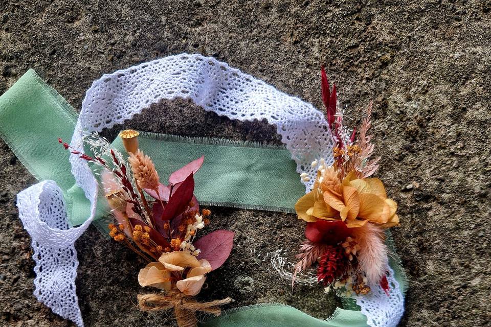 Bracelet et boutonnière