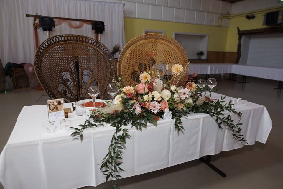 Table d'honneur