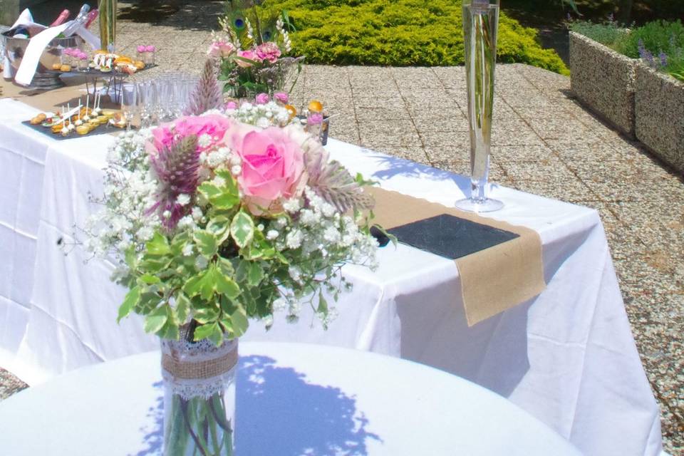 Table en extérieur