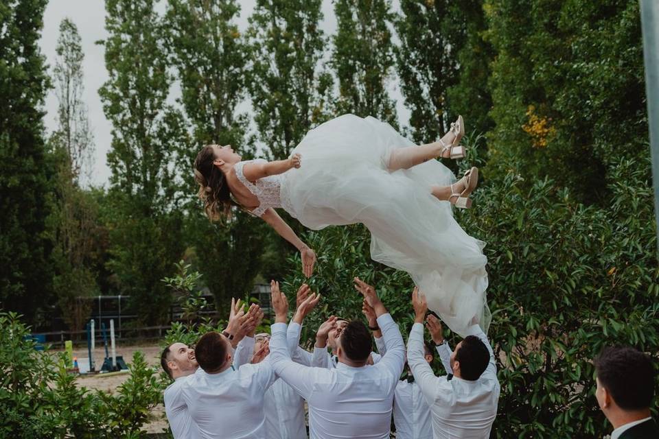 Saut mariée