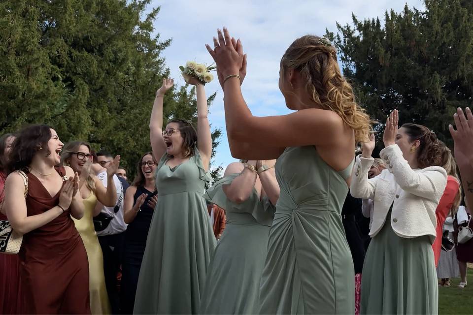 Lancé de bouquet