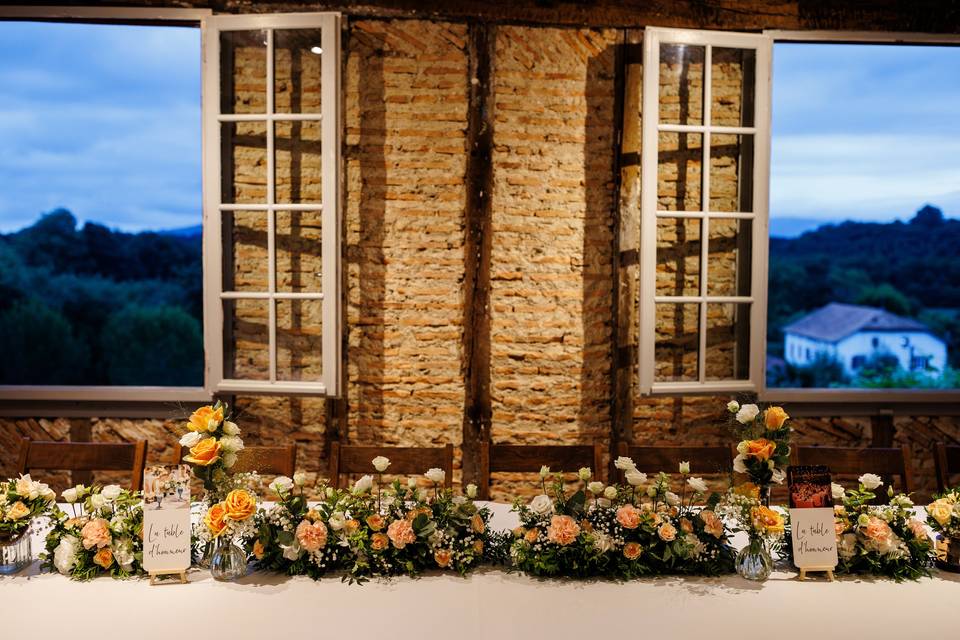 Table d'honneur