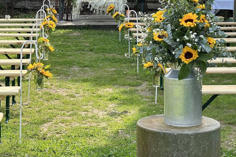 Cérémonie Laïque tournesol