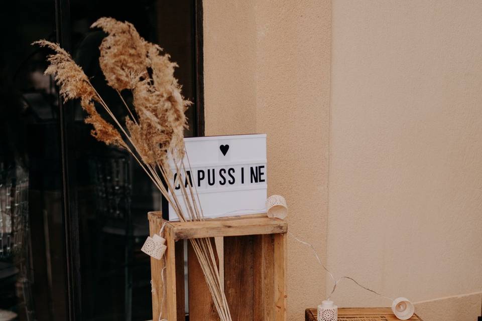Duo Capussine - décoration