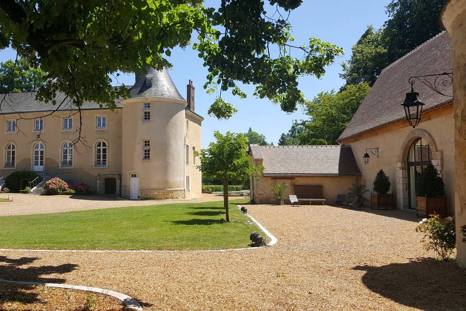 Le Château de Bresteau de nuit