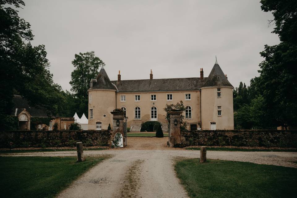 L'entrée du château