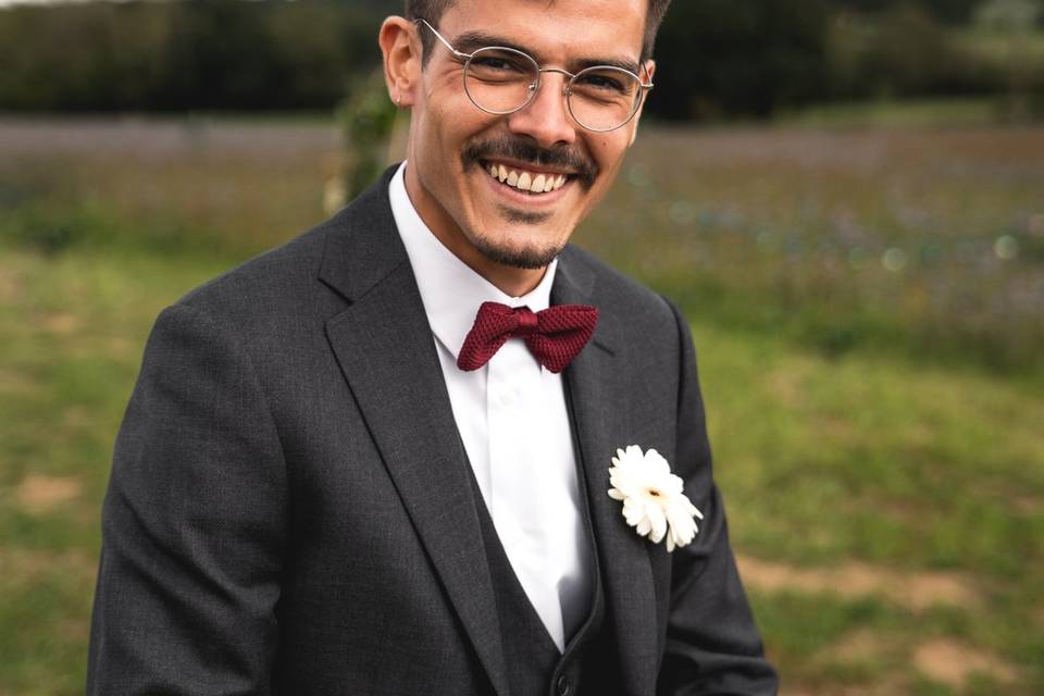 Portrait du marié seul Ravier