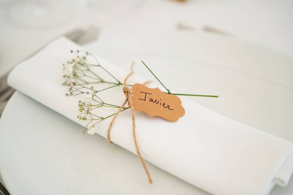 Photo détail des assiettes