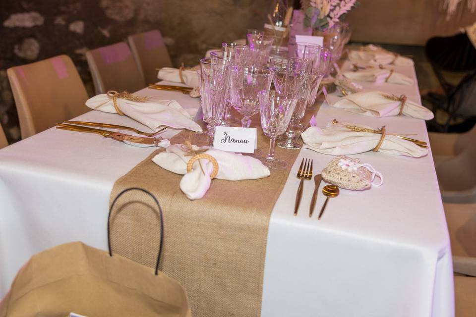 Table des Invités