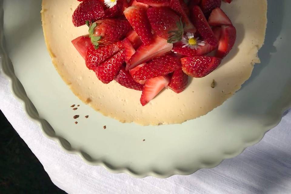 Cheesecake aux fraises