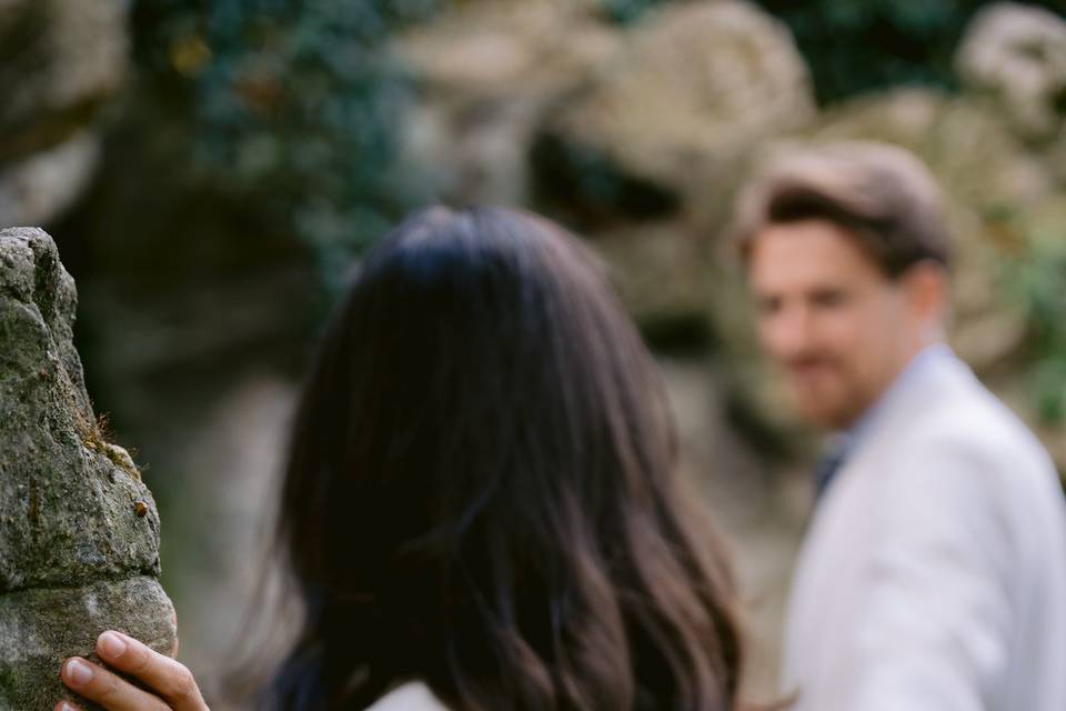 Détail sur la bague de mariage