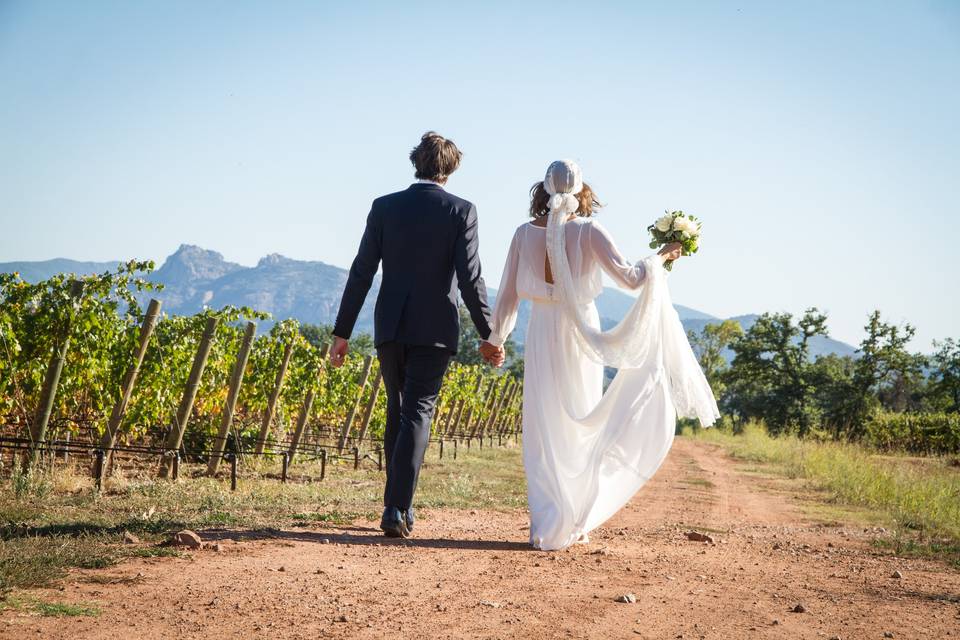 Mariés dans les vignes