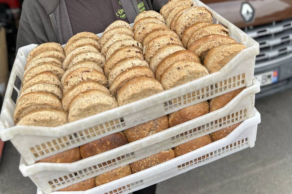 Pains complets du boulanger