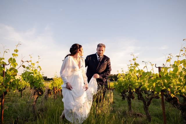 Mariés dans les vignes