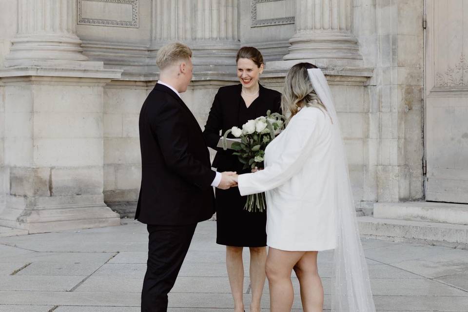 Paris elopement - Louvre