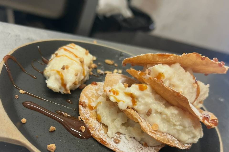 Dessert à l'assiette