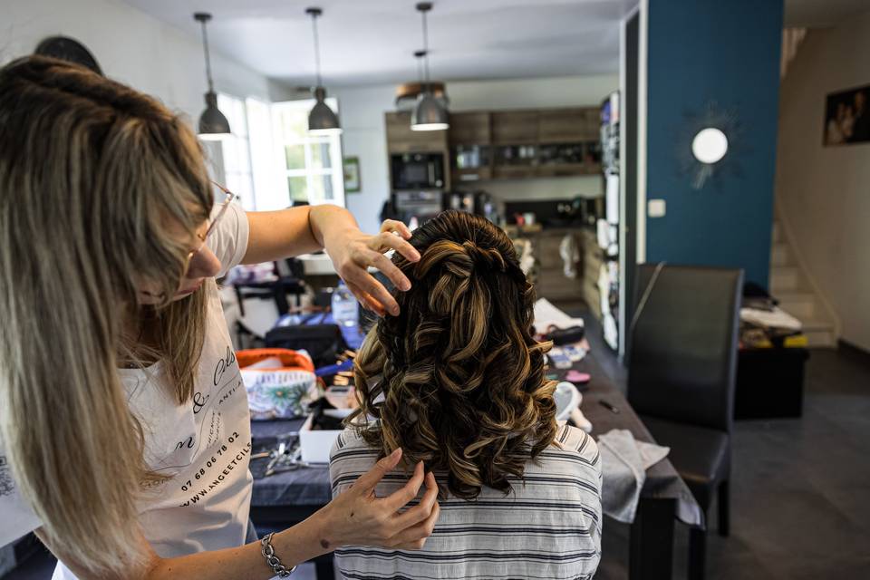 Coiffure Ange et Cils