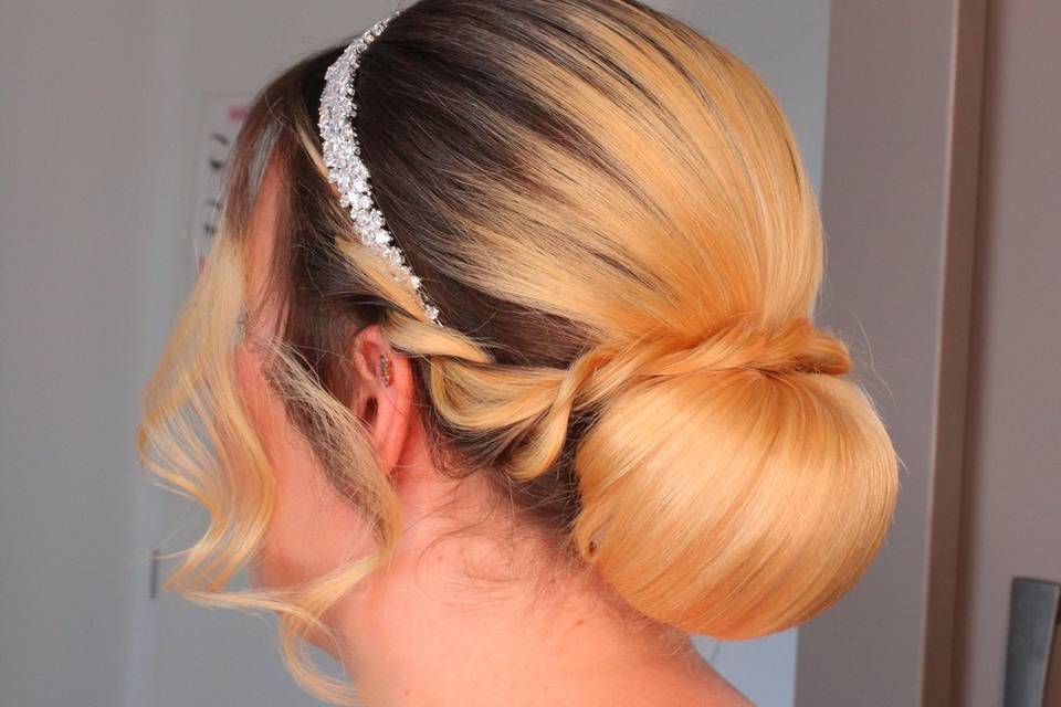 Chignon lisse