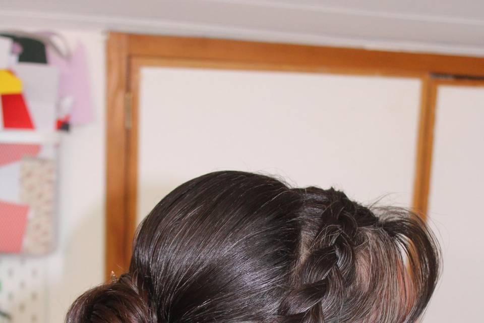 Chignon bas sur le côté