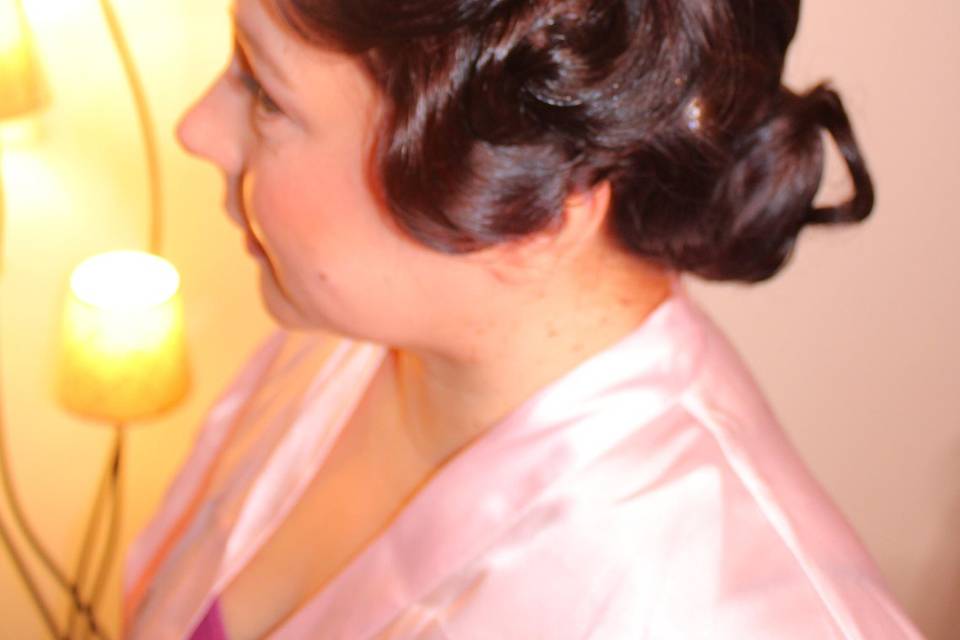 Chignon pin up