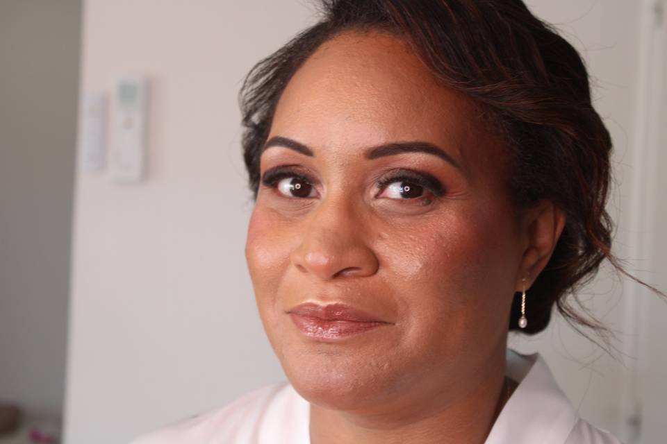 Maquillage mariée, extensions