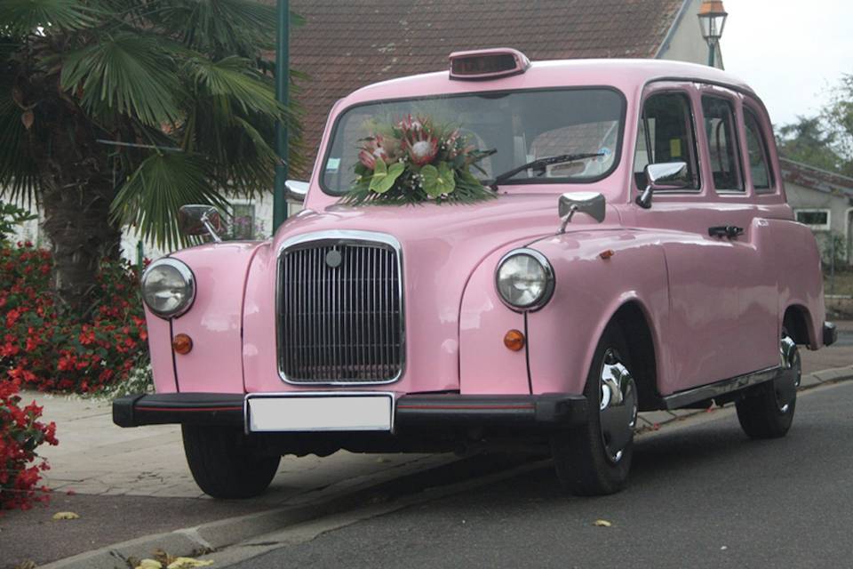 Taxi rose unique en France