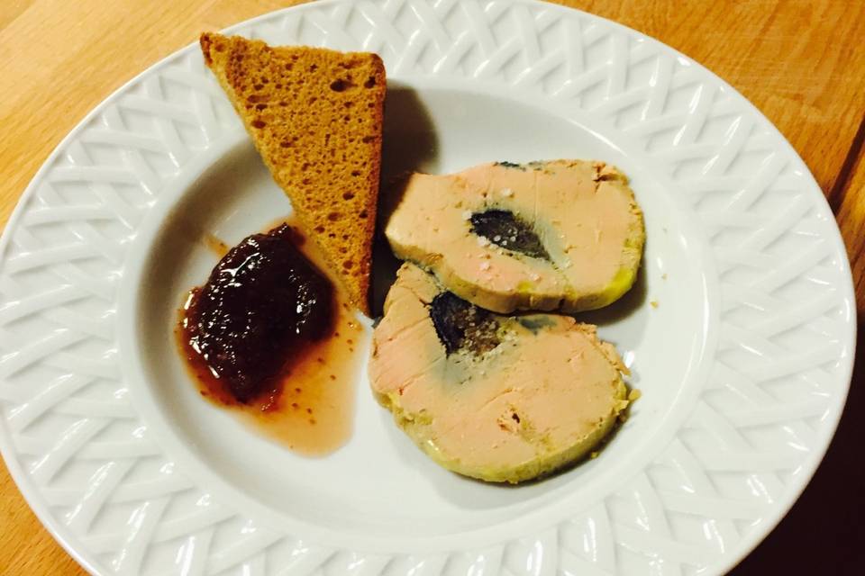 Foie gras de canard aux figues