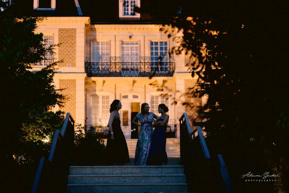 Château d'Avesnes de nuit