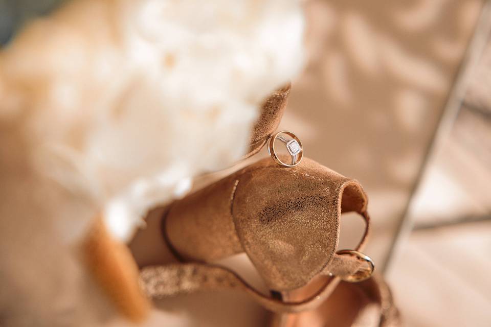 Esthétique, bague de la mariée