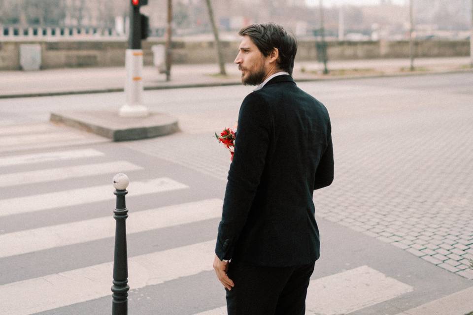 Mariage face à la Tour Eiffel