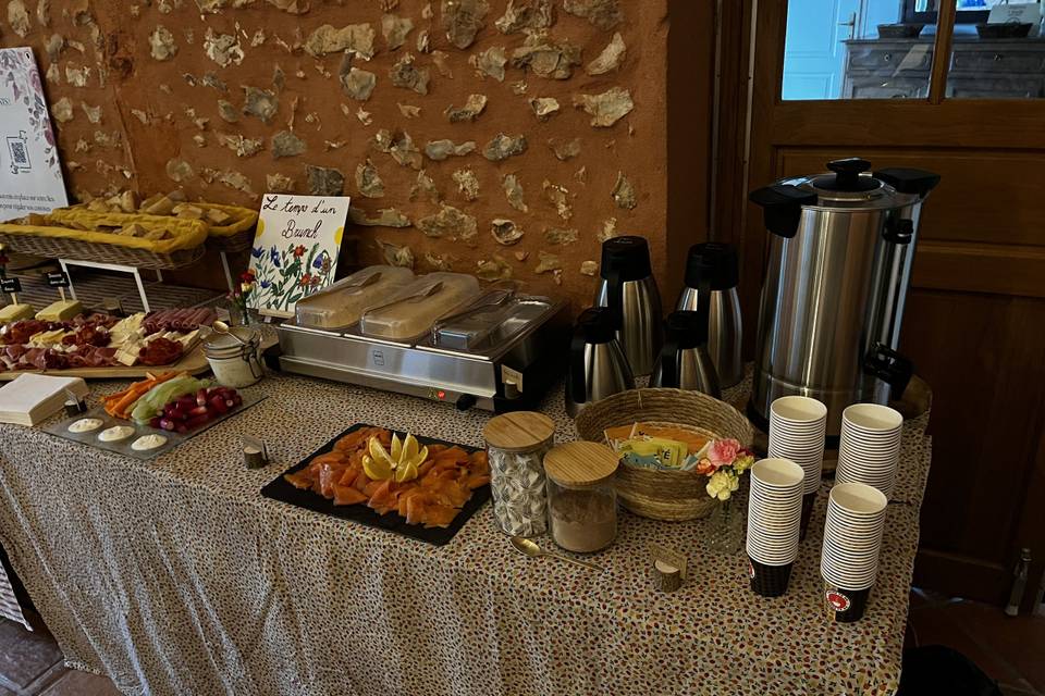 Buffet pour un mariage